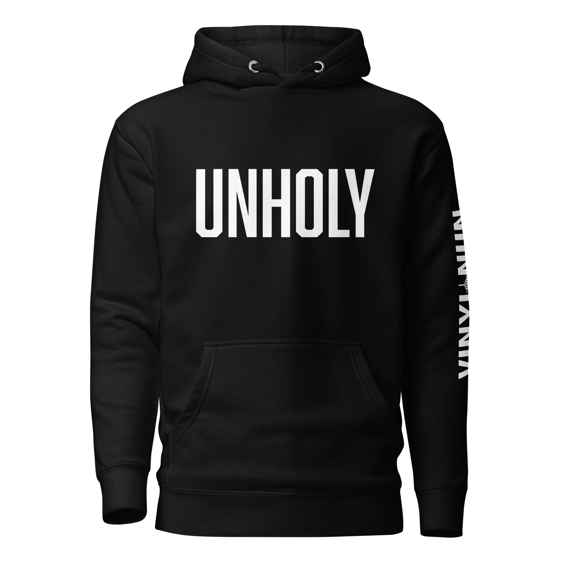 UNHOLY graphic hoodie - secular statement wear