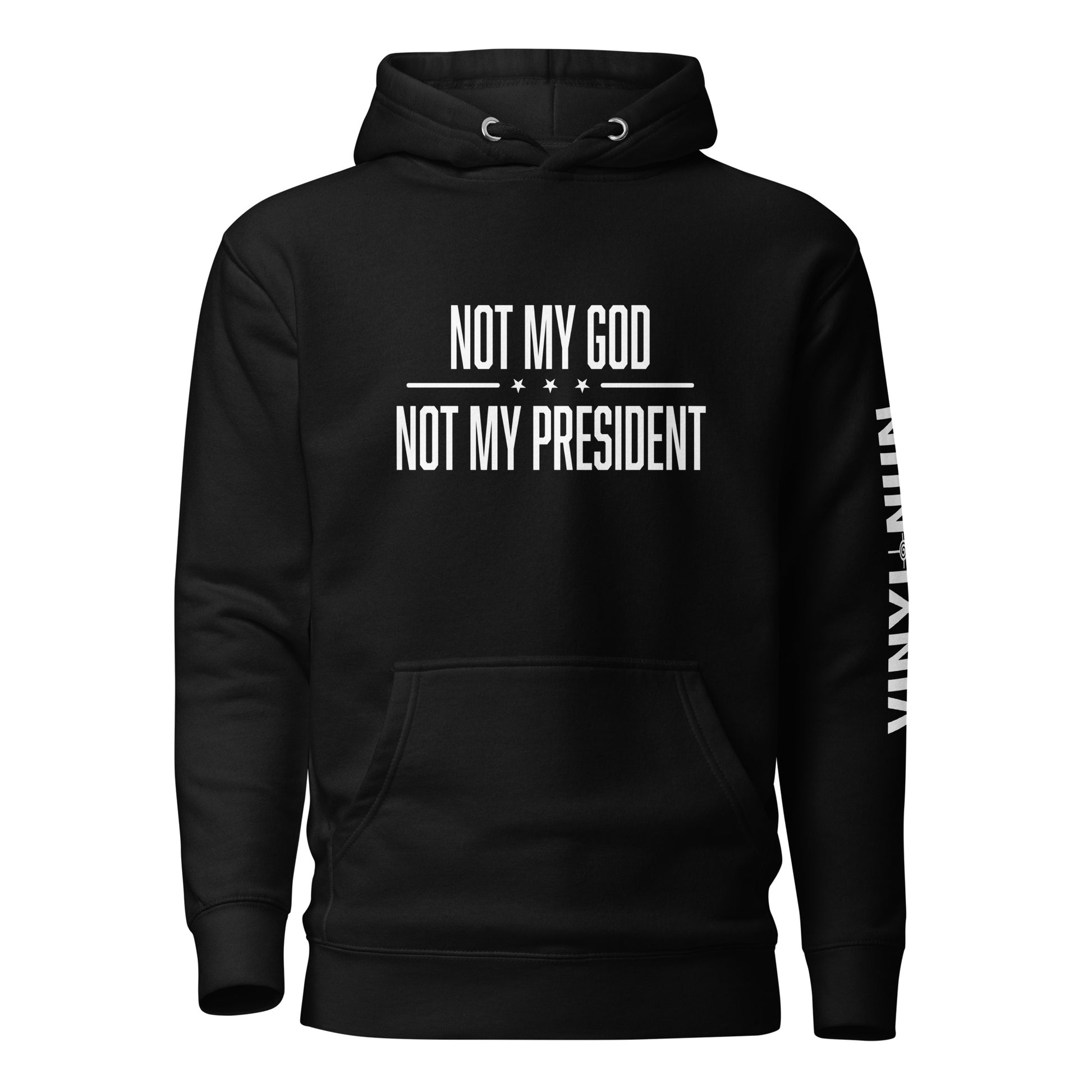 NOT MY GOD statement hoodie - secular apparel