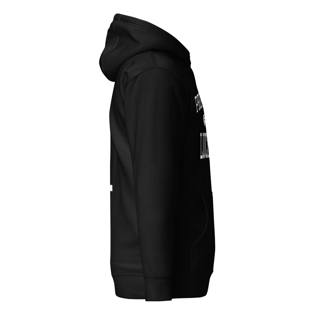 Property of Lucifer hoodie - Satanic statement apparel (right)