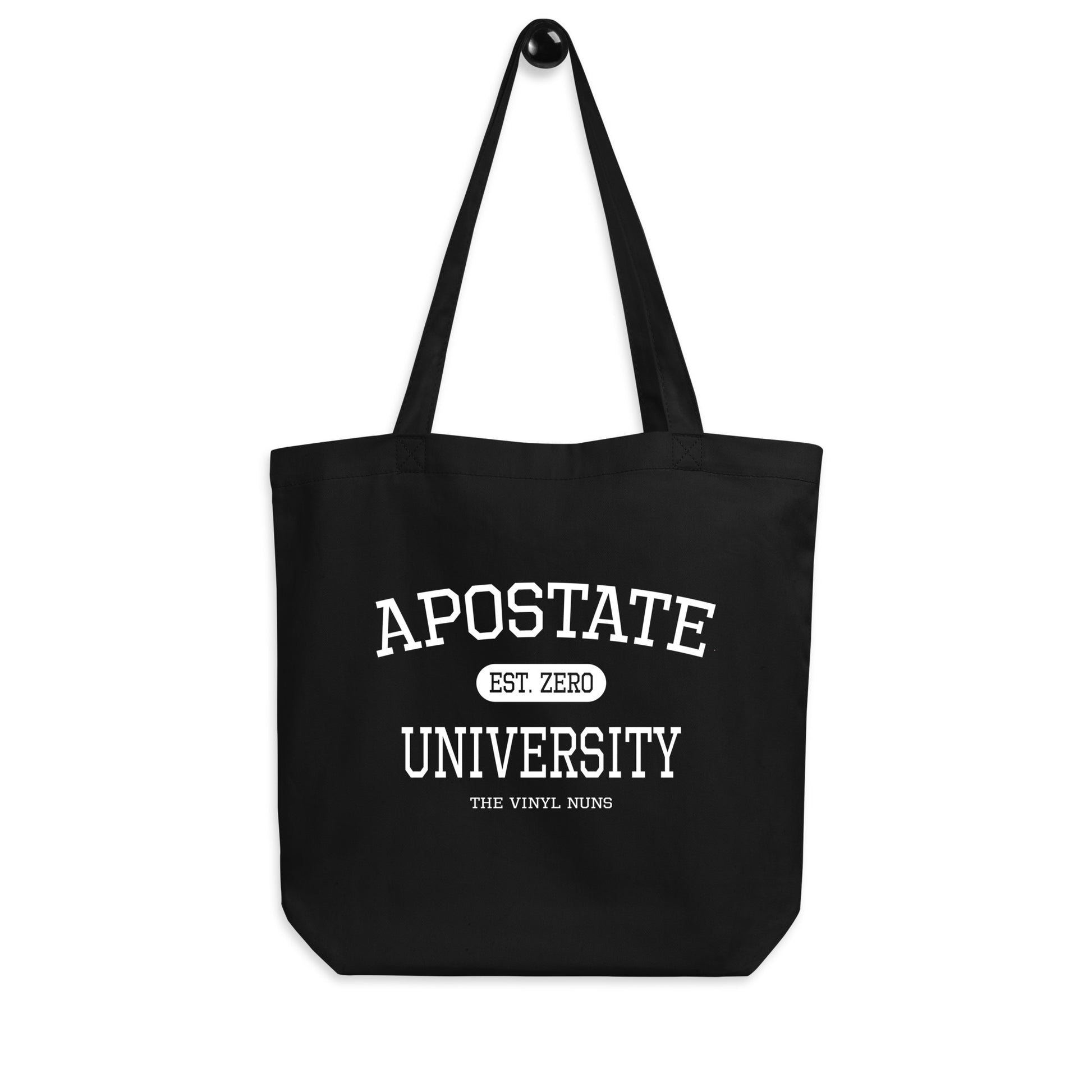 APOSTATE UNIVERSITY canvas tote bag - statement accessory