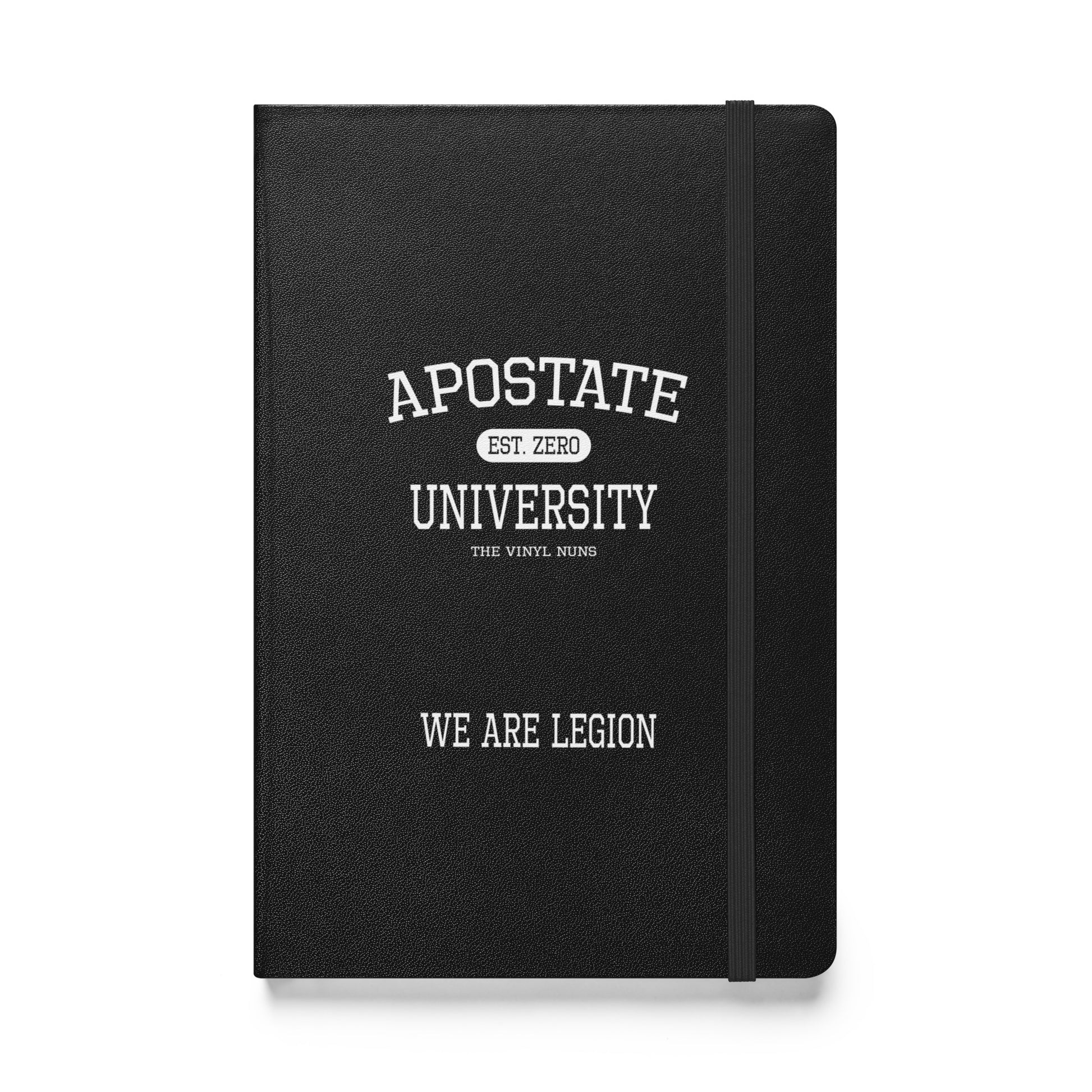 APOSTATE UNIVERSITY hardcover notebook - statement journal